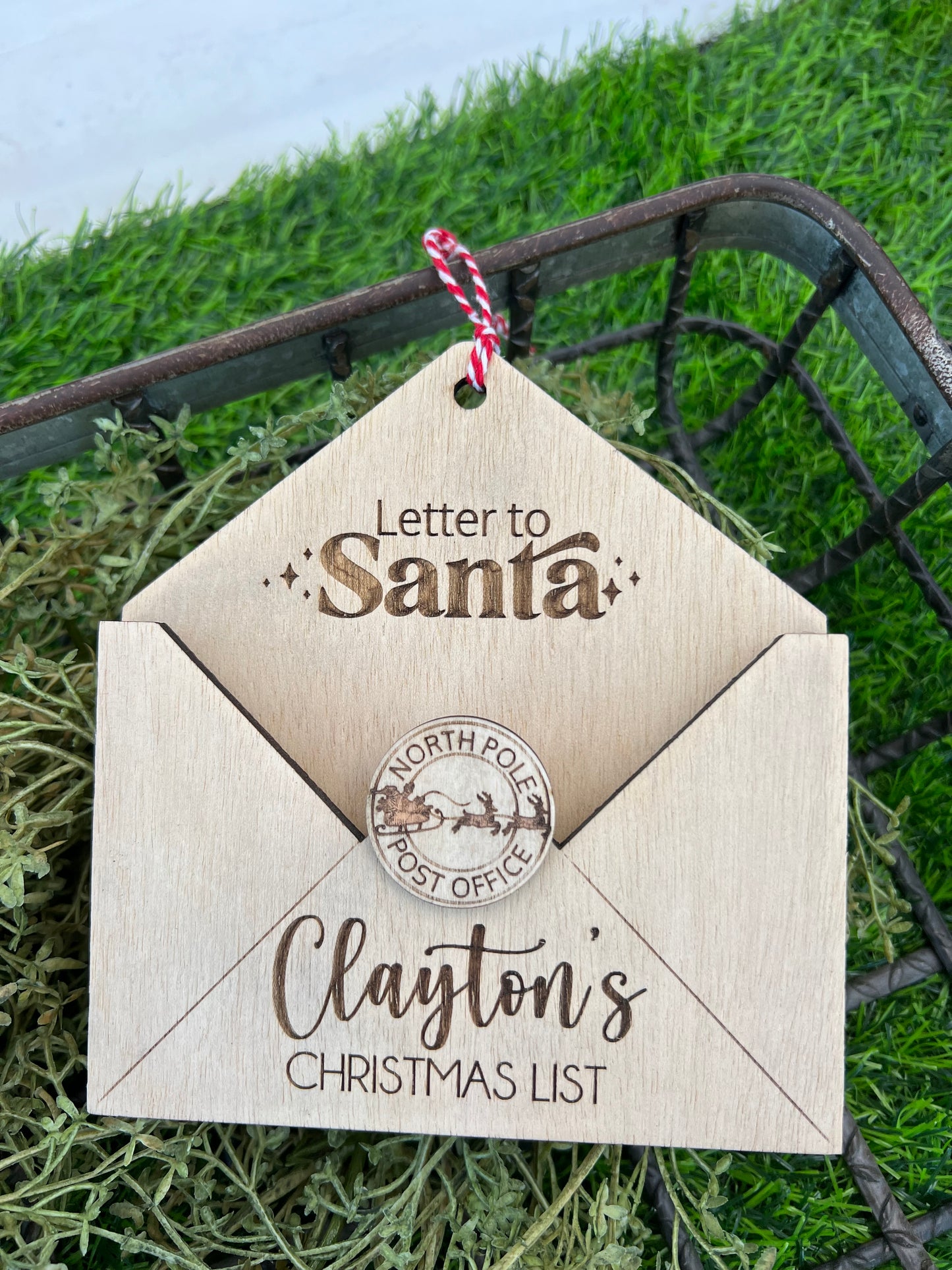 Letter to Santa Ornament