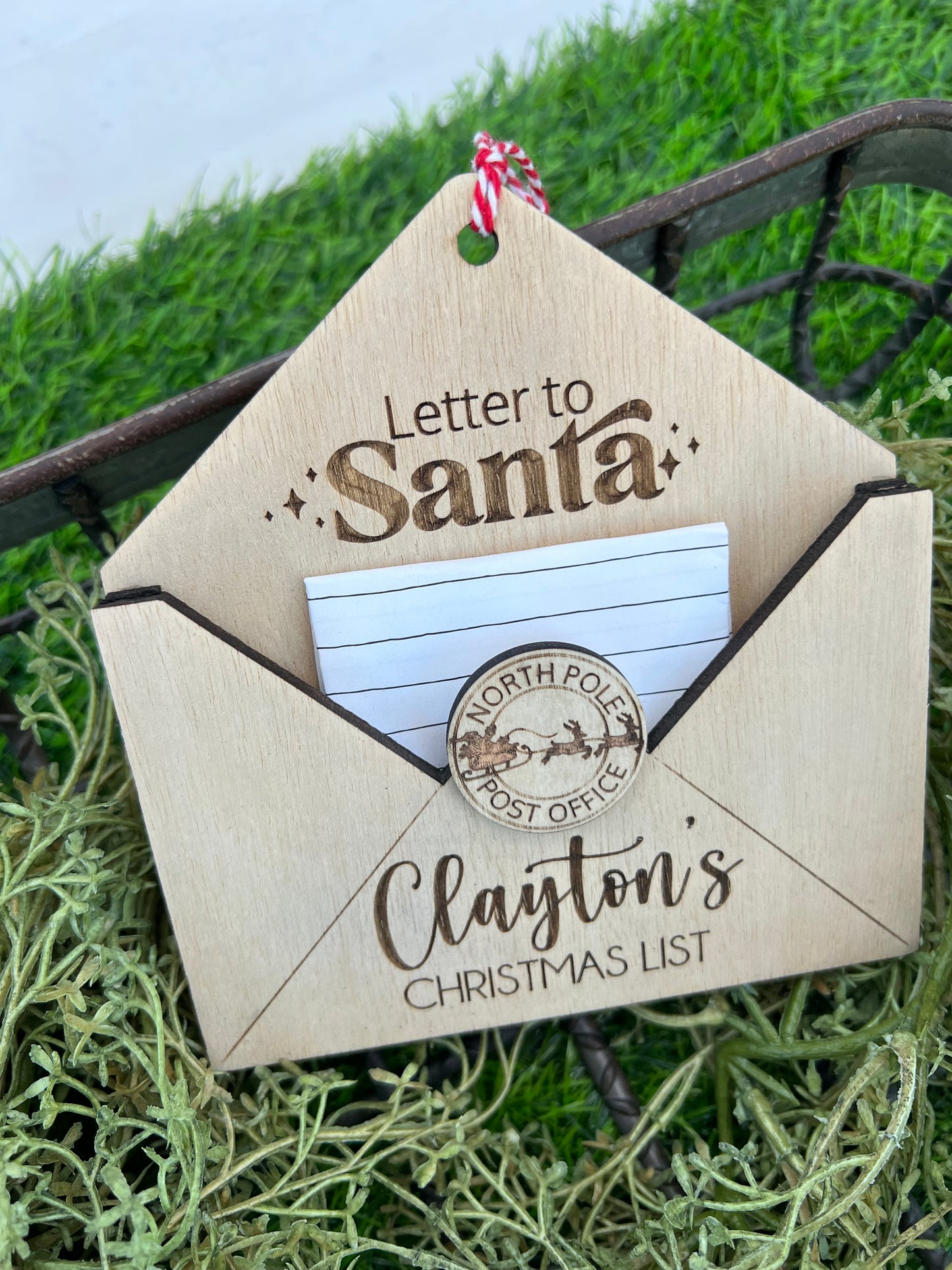 Letter to Santa Ornament