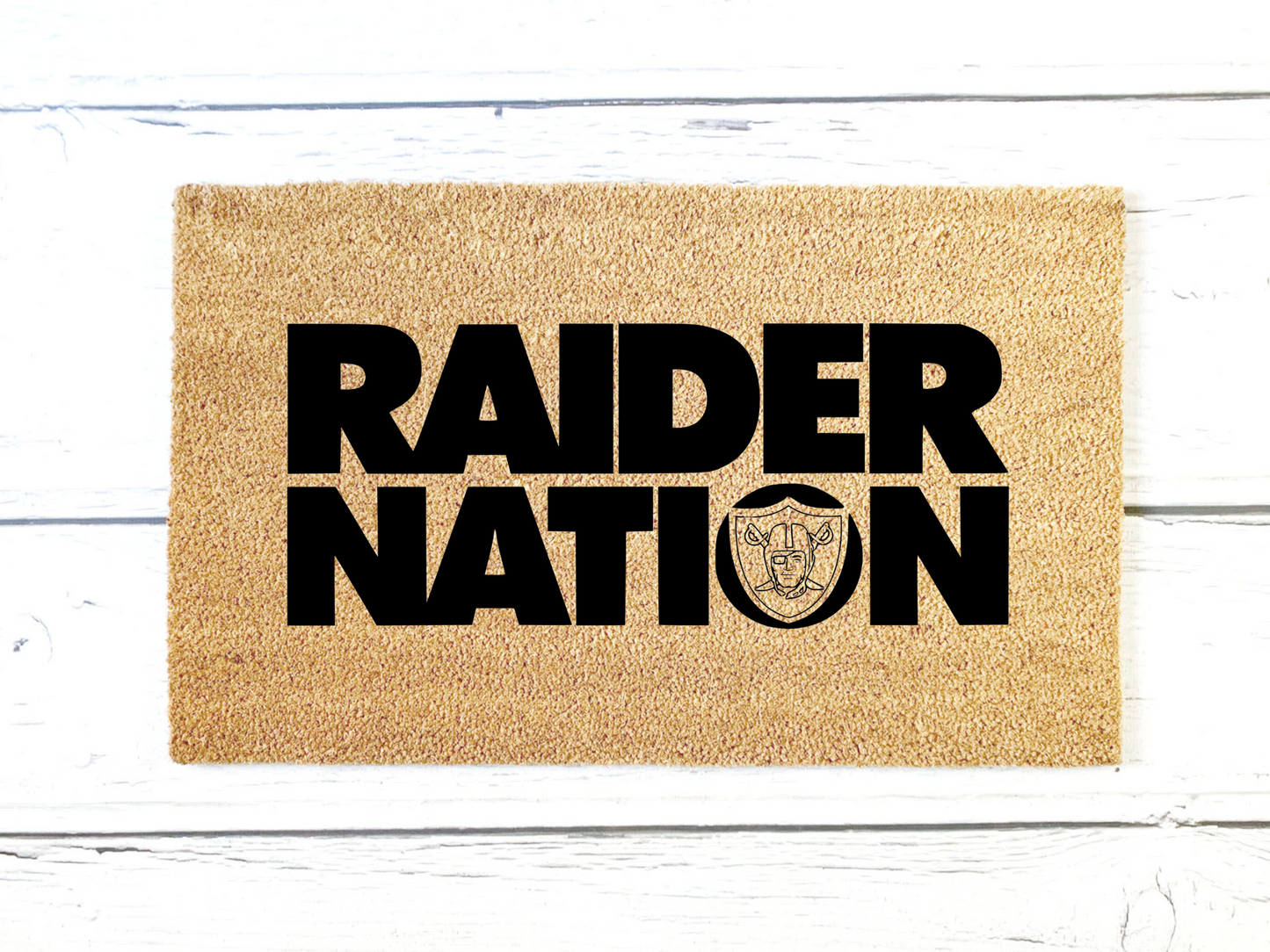 Raiders Doormat | Custom Doormat | Closing Gift | Welcome Doormat | Front Door Mat | Home Decor | NFL Football