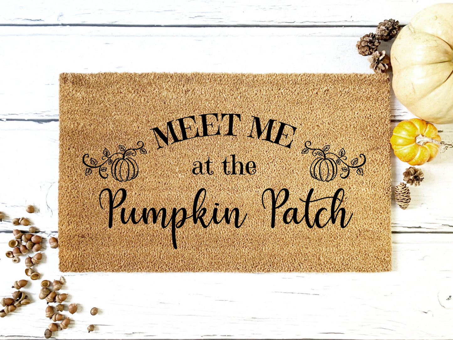 Pumpkin Patch Doormat | Housewarming Gift | Wedding Gift | Custom Doormat | Closing Gift | Welcome Doormat | Front Door Mat | Home Decor