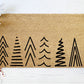 Christmas Trees Doormat | Custom Painted Doormat | Mat | Home Alone | Welcome Doormat | Front Door Mat | Home Decor