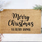 Ya Filthy Animal Christmas Doormat | Custom Painted Doormat | Funny Mat | Home Alone | Welcome Doormat | Front Door Mat | Home Decor