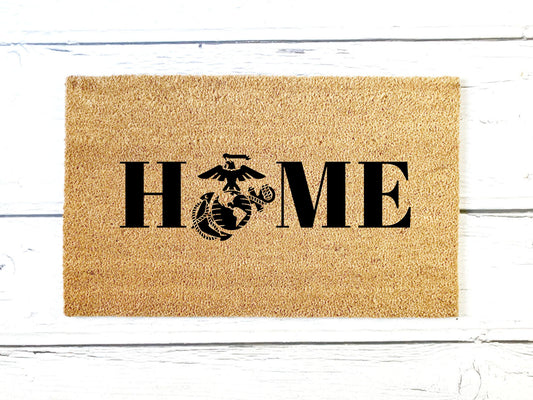 Armed Forces Doormat | Custom Doormat | Closing Gift | Welcome Doormat | Front Door Mat | Home Decor | Guy Doormat